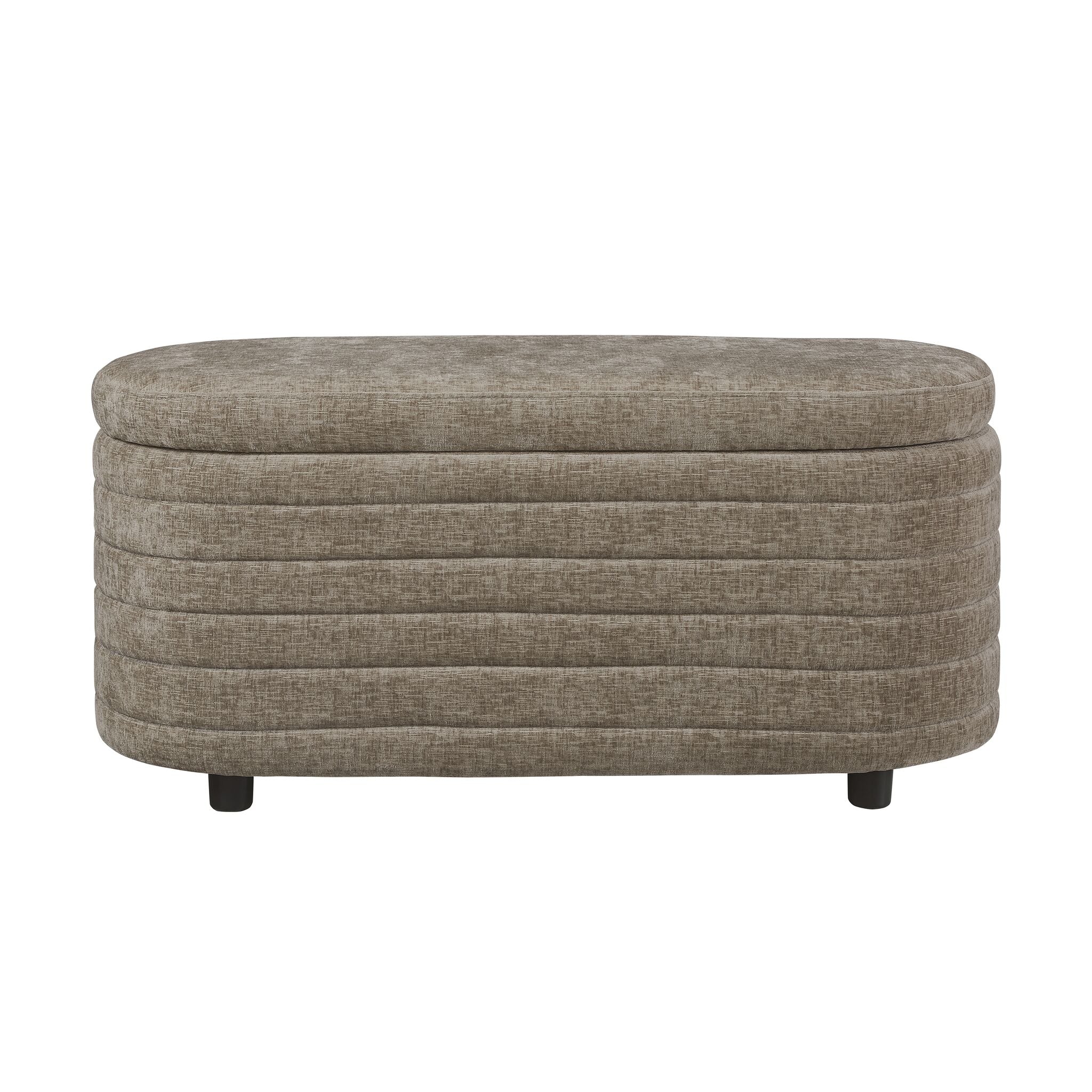 Uden Storage Ottoman - Dark Grey
