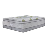 Beautyrest Max+ Valley Euro Top Plush Queen Mattress and Low Profile Split Boxspring Set