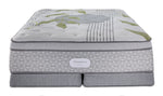 Beautyrest Max+ Valley Euro Top Plush Queen Mattress and Low Profile Split Boxspring Set