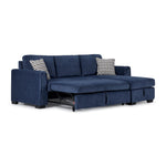Vance Pop-Up Sofa Bed - Blue