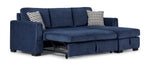 Vance Pop-Up Sofa Bed - Blue