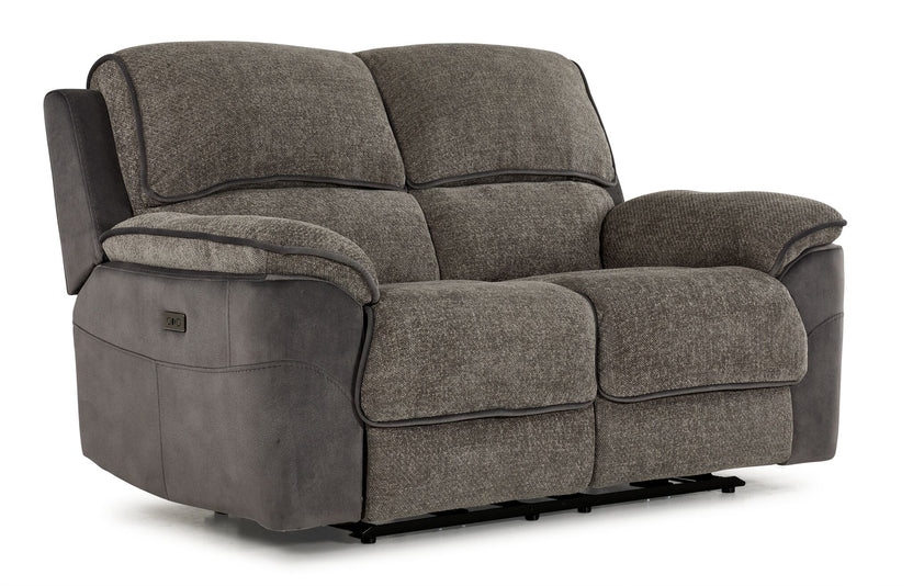 Vandelay Reclining Sofa, Loveseat and Chair Set Grey and Brown Leon's