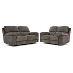 Vandelay Reclining Sofa and Loveseat Set - Grey