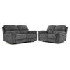 Vandelay Power Reclining Sofa and Loveseat Set - Grey