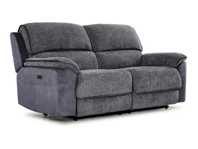 Vandelay Power Reclining Sofa - Blue