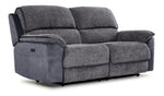 Vandelay Power Reclining Sofa and Loveseat Set - Blue