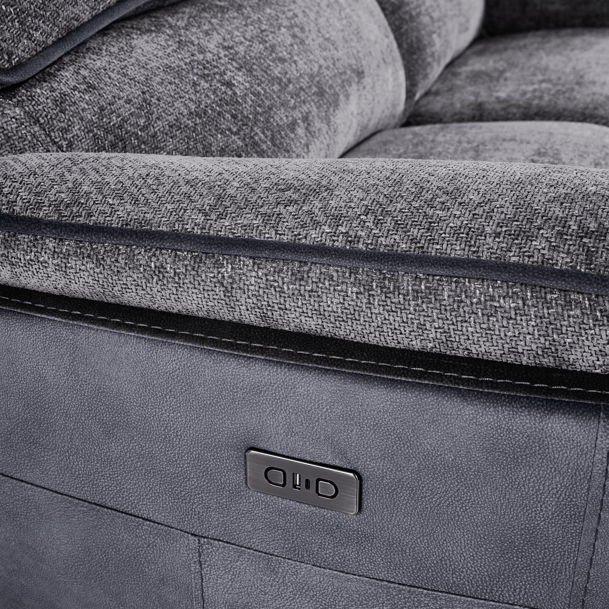 Vandelay Power Reclining Sofa - Blue