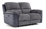 Vandelay Power Reclining Sofa and Loveseat Set - Blue