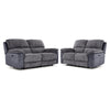 Vandelay Power Reclining Sofa and Loveseat Set - Blue