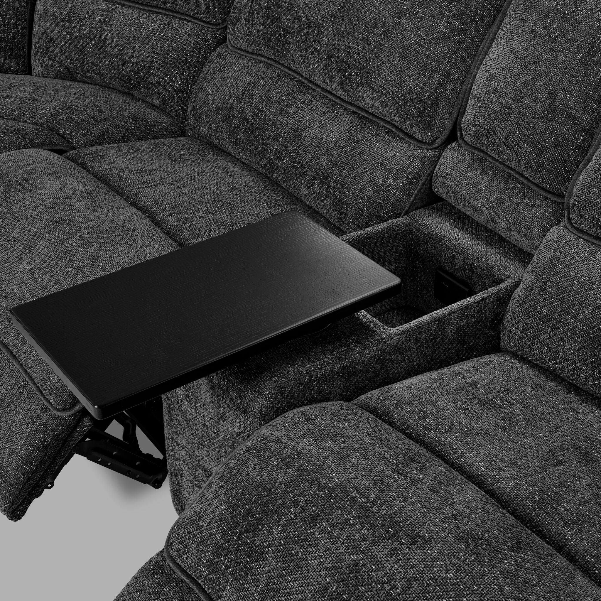 Vandelay 6-Piece Power Reclining Sectional - Grey