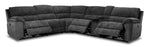 Vandelay 6-Piece Power Reclining Sectional - Grey