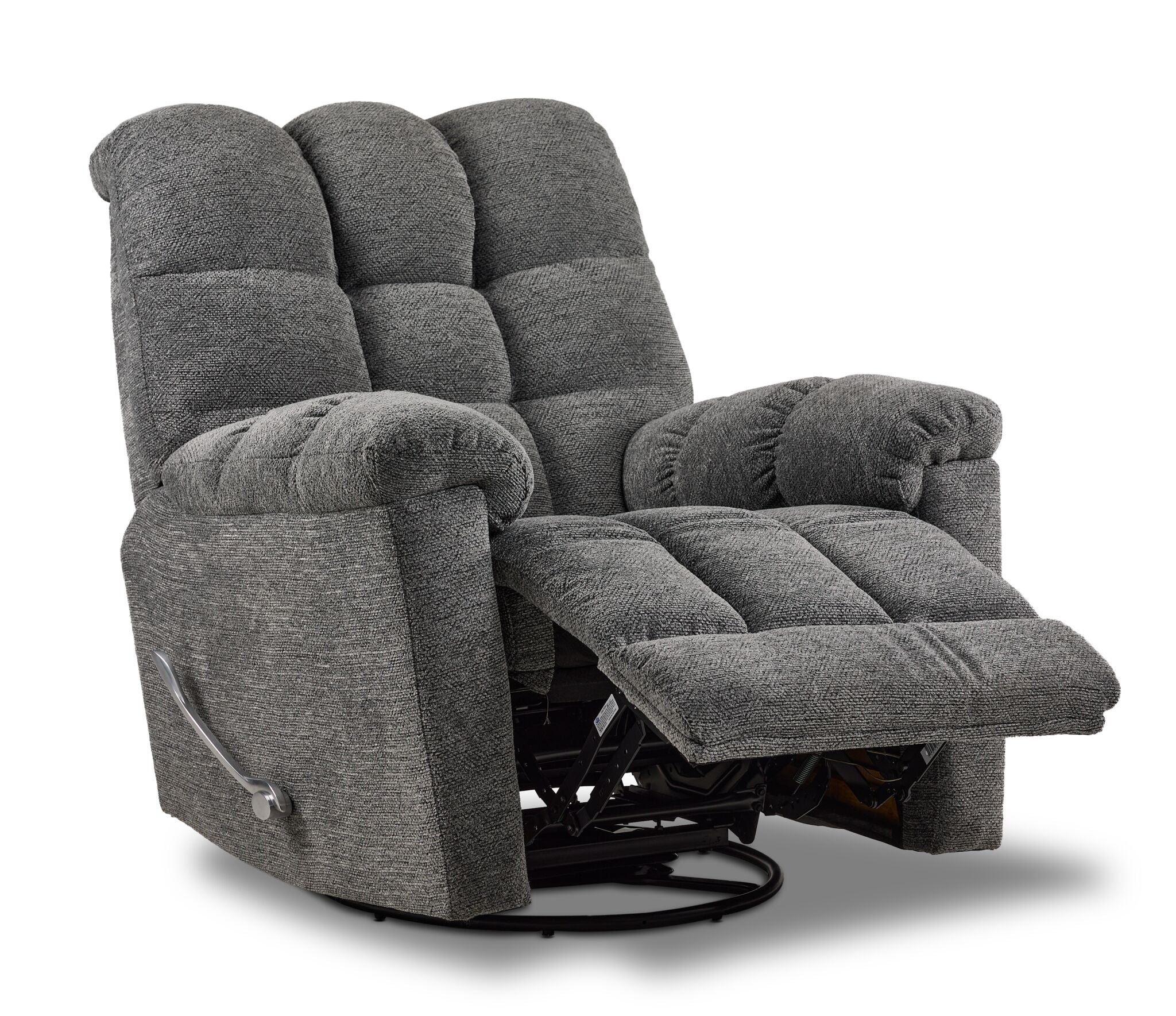 家具 Orion Veneto Swivel Recliner - Grey | Leon's