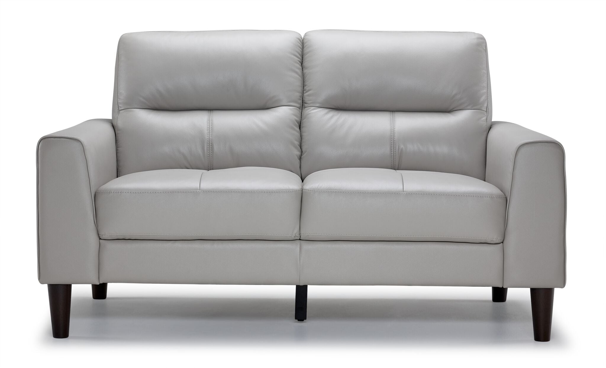 Verissimo Leather Loveseat - Silver | Leon's