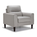 Verissimo Leather Chair - Silver