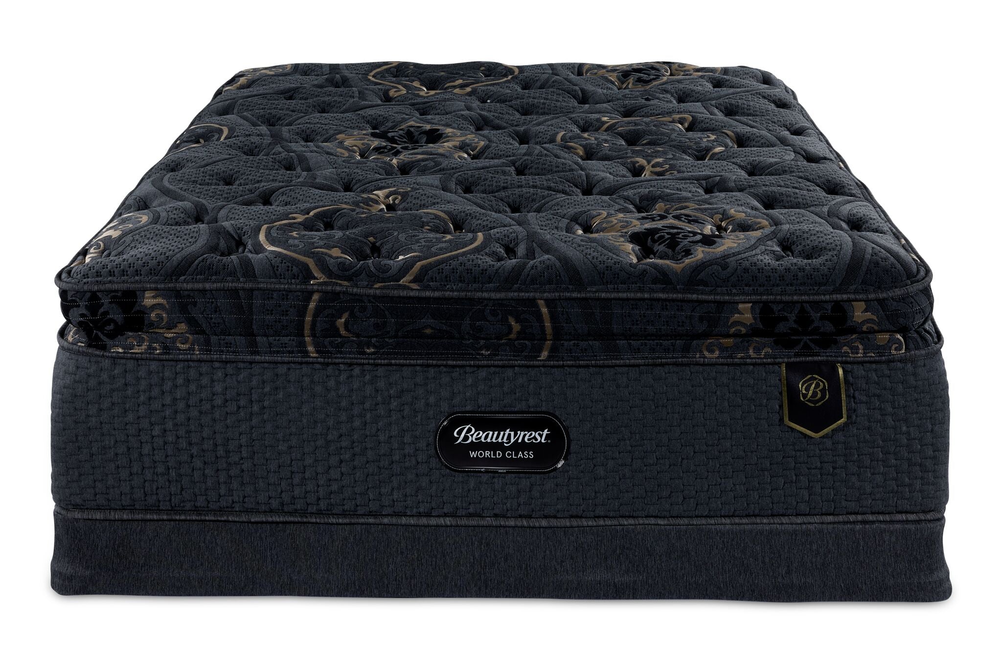Beautyrest World Class Viscount Plush Full Mattress and Boxspring Set