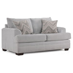 Vogue Sofa, Loveseat and Chair Set - Light Grey