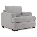 Vogue Sofa, Loveseat and Chair Set - Light Grey