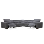 Voyageur 6-Piece Power Reclining Sectional with Console - Charcoal