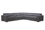 Voyageur 6-Piece Power Reclining Sectional with Console - Charcoal