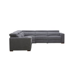 Voyageur 6-Piece Power Reclining Sectional with Console - Charcoal