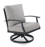 West Lake - Outdoor Swivel Chair - Grey
