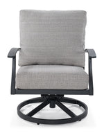 West Lake - Outdoor Swivel Chair - Grey