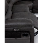 Weston 5-Piece Power Reclining Sectional - Granite