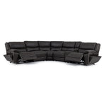 Weston 6-Piece Power Reclining Sectional with Console - Granite