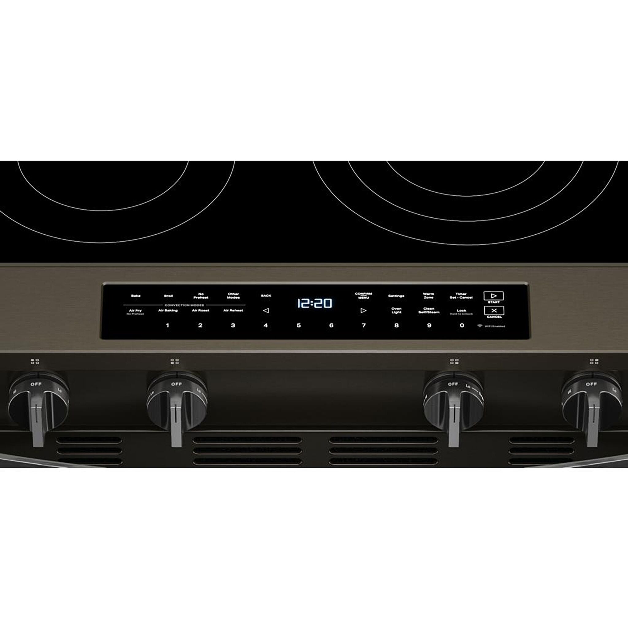 Whirlpool Black-on-Stainless Slide-In Electric Range (5.3 Cu.Ft.) - YWSES7530RV