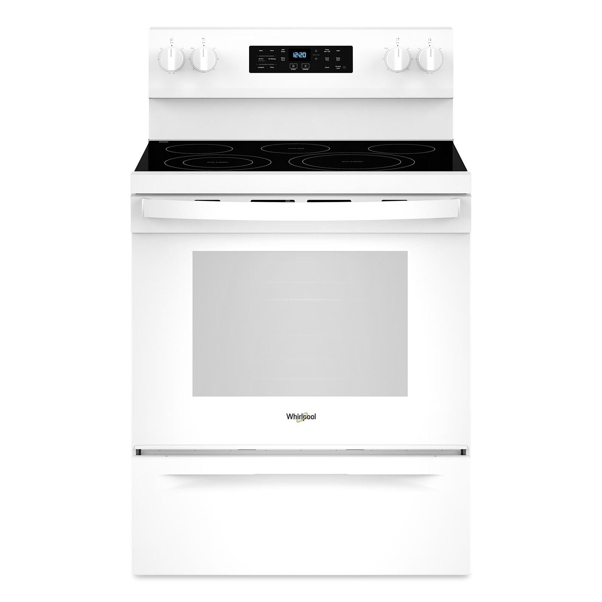 Whirlpool White Electric Freestanding Range (5.3 Cu.Ft.) - YWFES5030RW