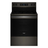 Whirlpool Print Resistant Black Stainless Electric Freestanding Range (5.3 Cu.Ft.) - YWFES5030RV