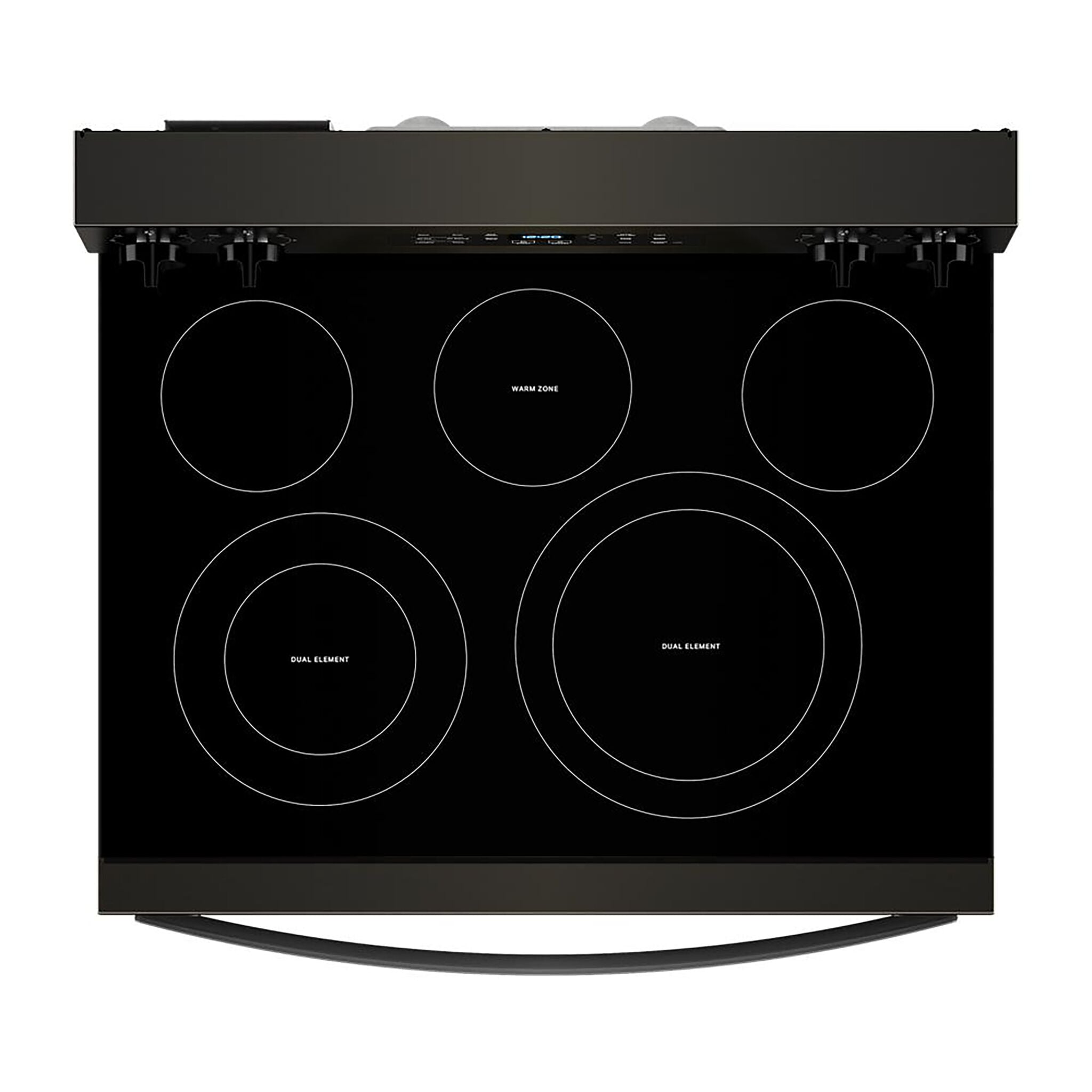 Whirlpool Print Resistant Black Stainless Electric Freestanding Range (5.3 Cu.Ft.) - YWFES5030RV