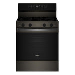 Whirlpool Print Resistant Black Stainless Electric Freestanding Range (5.3 Cu.Ft.) - YWFES7530RV