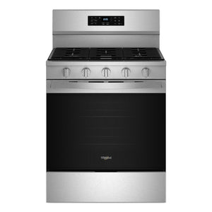 Whirlpool Fingerprint Resistant Stainless Steel Gas Freestanding Range (5 Cu.Ft.) - WFGS5030RZ