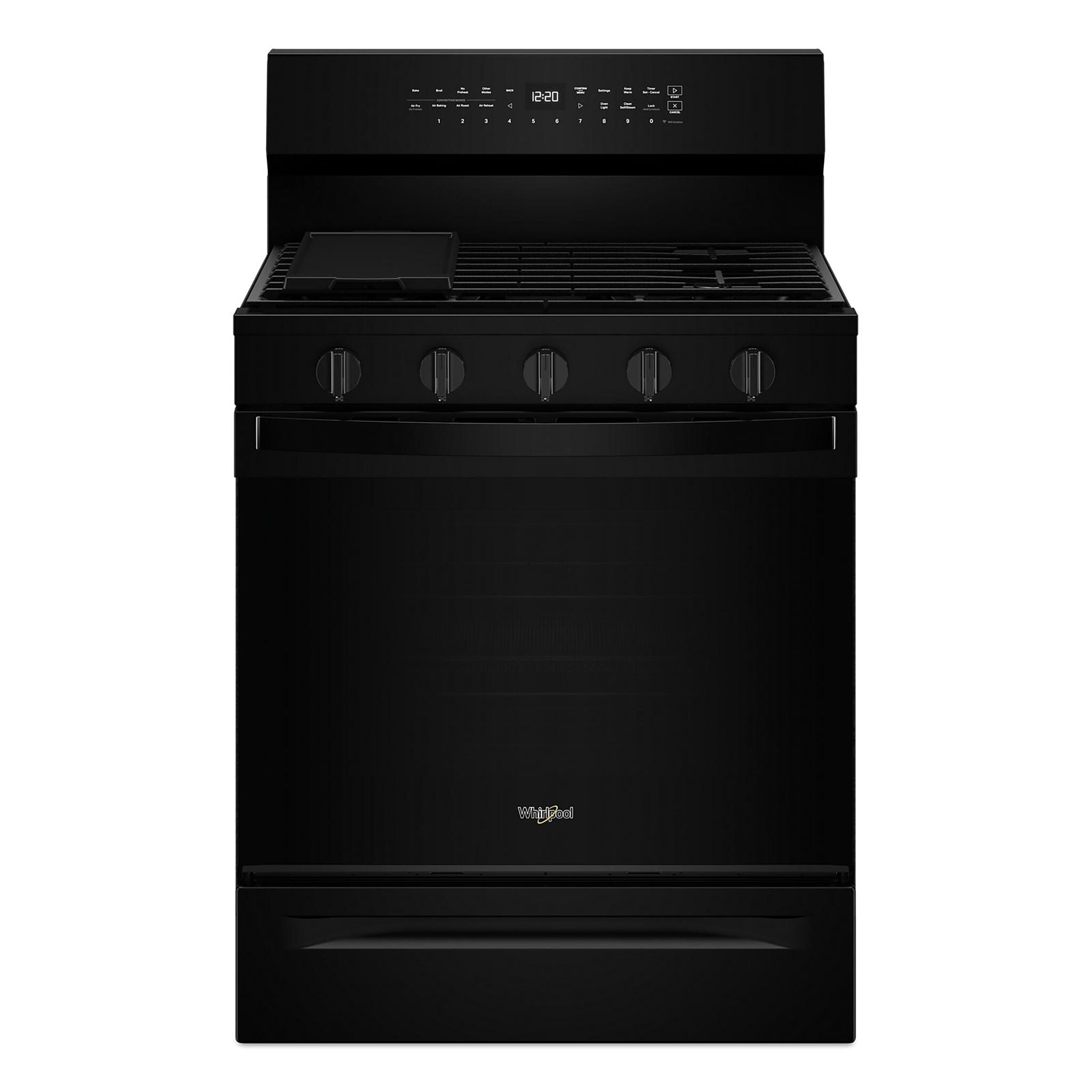 Whirlpool Black Gas Freestanding Range (5 Cu.Ft.) - WFGS7530RB