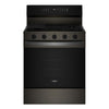 Whirlpool Print Resistant Black Stainless Gas Freestanding Range (5 Cu.Ft) - WFGS7530RV