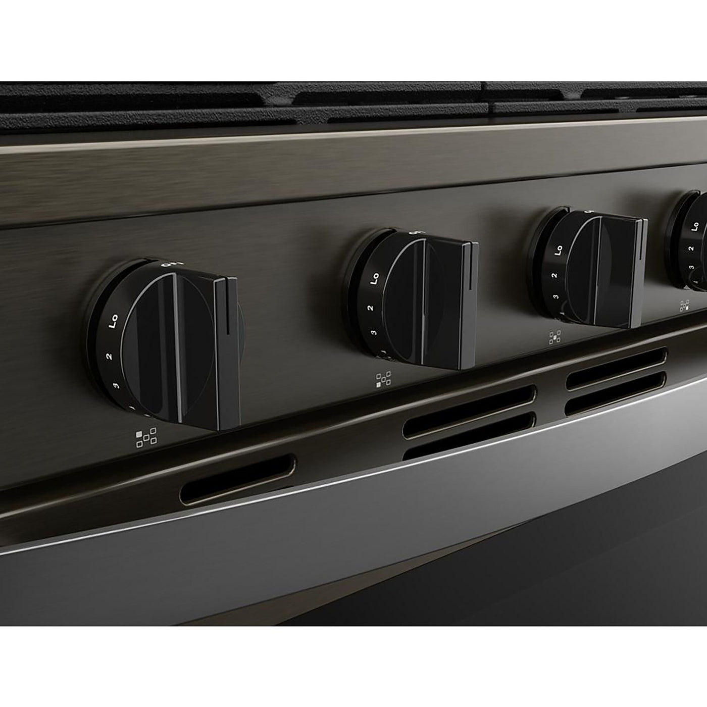 Whirlpool Print Resistant Black Stainless Gas Freestanding Range (5 Cu.Ft) - WFGS7530RV