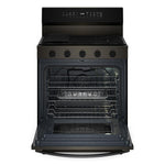 Whirlpool Print Resistant Black Stainless Gas Freestanding Range (5 Cu.Ft) - WFGS7530RV