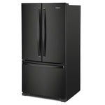 Whirlpool 35.75" 20 Cu. Ft. Black French Door Refrigerator - WRFC2036RB