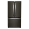 Whirlpool 35.75" 20 Cu. Ft. Fingerprint Resistant Black Stainless French Door Refrigerator - WRFC2036RV