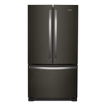 Whirlpool 35.75" 20 Cu. Ft. Fingerprint Resistant Black Stainless French Door Refrigerator - WRFC2036RV