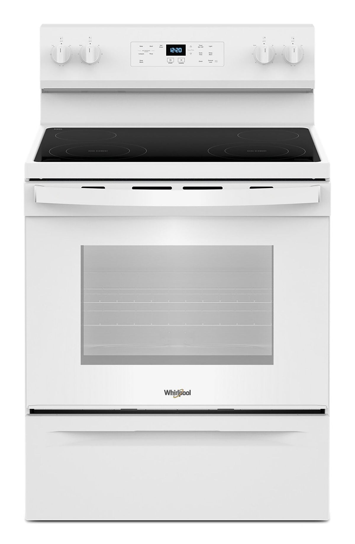 Whirlpool White 30" Electric Range (5.30 Cu Ft) YWFES3530RW Leon's