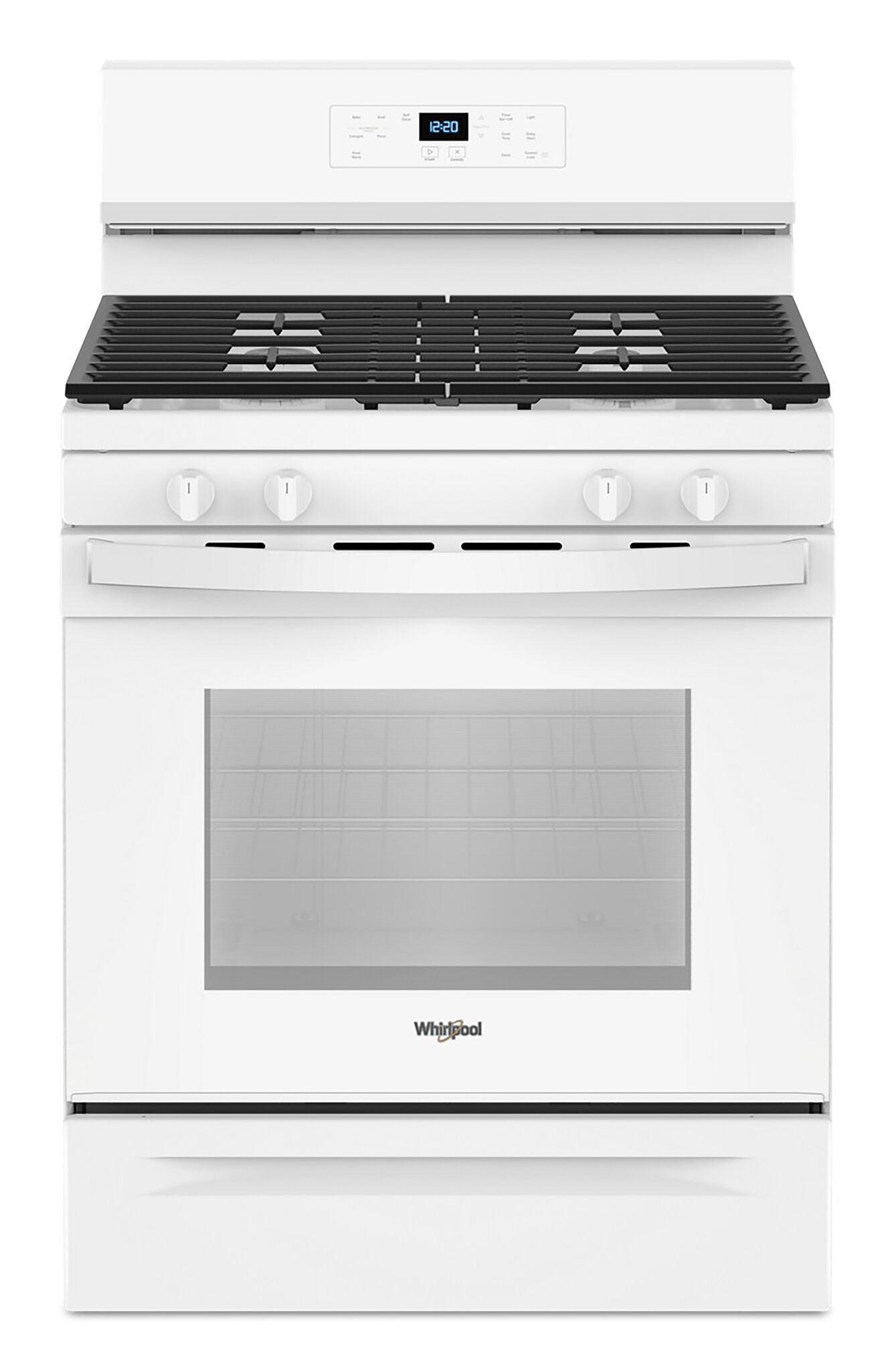 Whirlpool White 30" Gas Range (5.0 Cu Ft) - WFGS3530RW