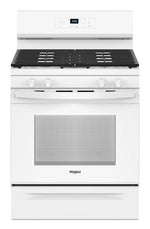 Whirlpool White 30" Gas Range (5.0 Cu Ft) - WFGS3530RW