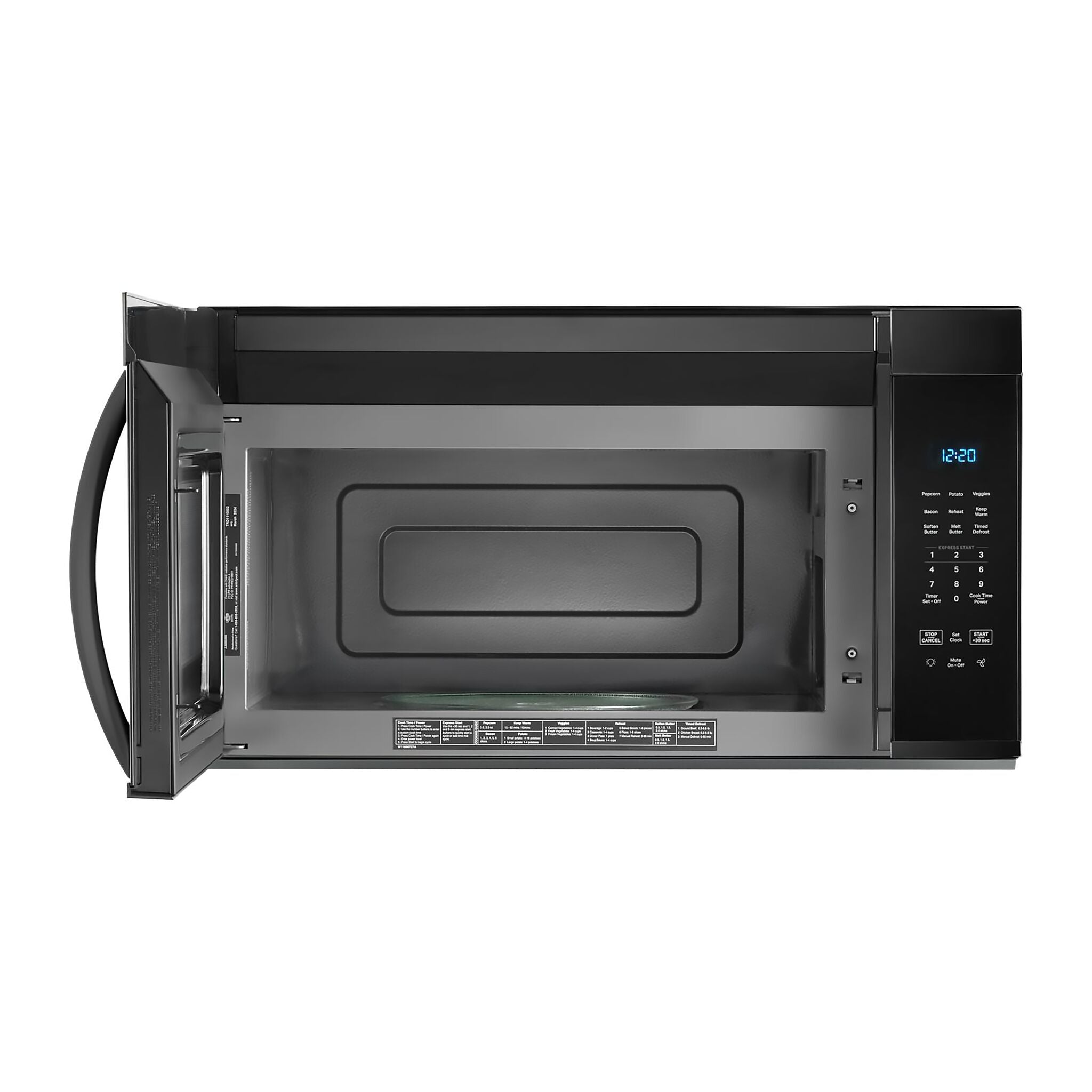 Whirlpool Black Over-the-Range Microwave (1.7 Cu.Ft.) - YWMMS3130RB