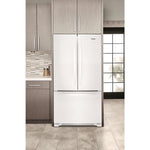 Whirlpool White French Door Refrigerator (25.2 Cu.Ft.) - WRFF3236RW