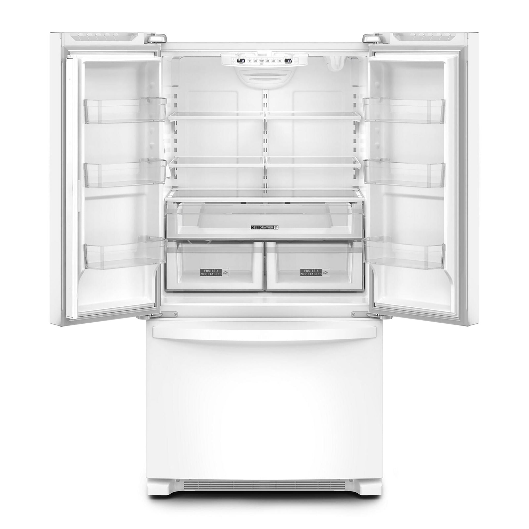 Whirlpool White French Door Refrigerator (25.2 Cu.Ft.) - WRFF3236RW