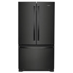 Whirlpool Black French Door Refrigerator (25.2 Cu.Ft.) - WRFF3236RB