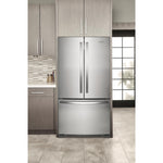 Whirlpool Fingerprint Resistant Stainless Steel French Door Refrigerator (25.2 Cu.Ft.) - WRFF3036RZ