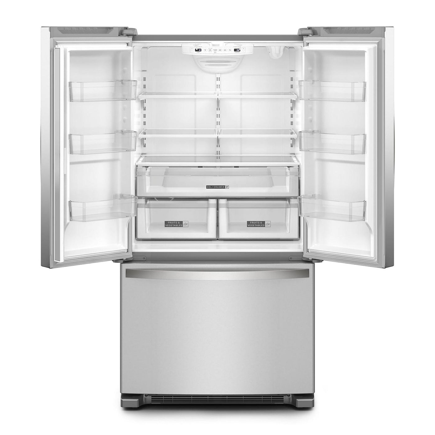 Whirlpool Fingerprint Resistant Stainless Steel French Door Refrigerator (25.2 Cu.Ft.) - WRFF3036RZ